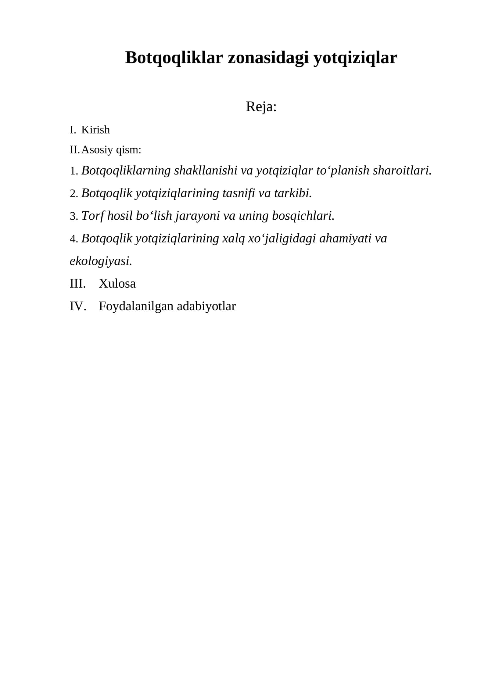Botqoqliklar zonasidagi yotqiziqlar 1