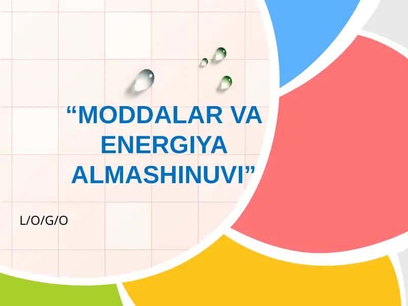 MODDALAR VA ENERGIYA ALMASHINUVI 1