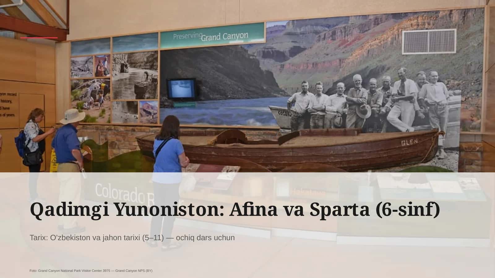 Qadimgi Yunoniston: Afina va Sparta (6-sinf) 1