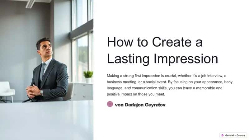 Communication Tools: Presentations 1