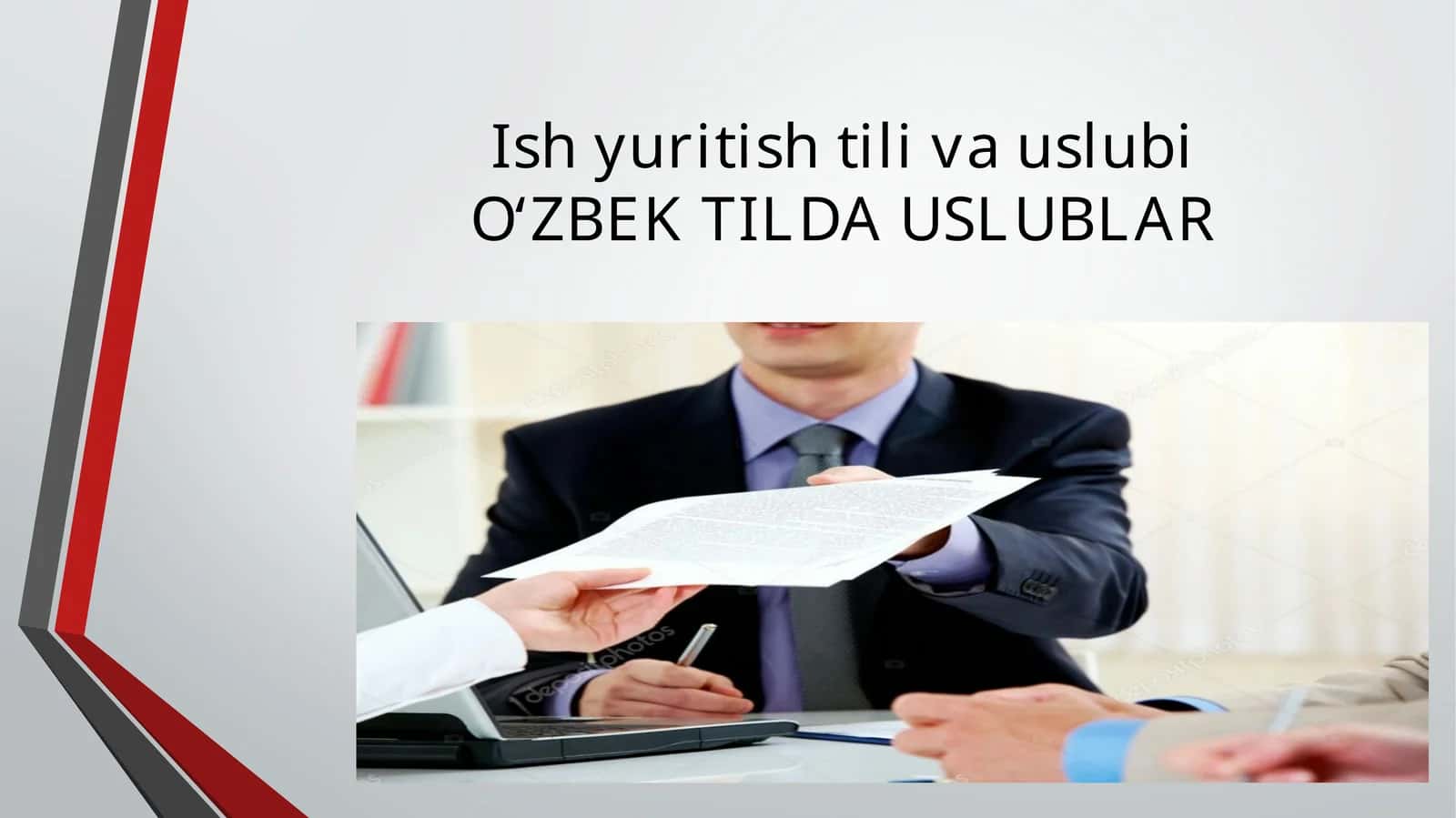 Oʻzbek tilda uslublar 1