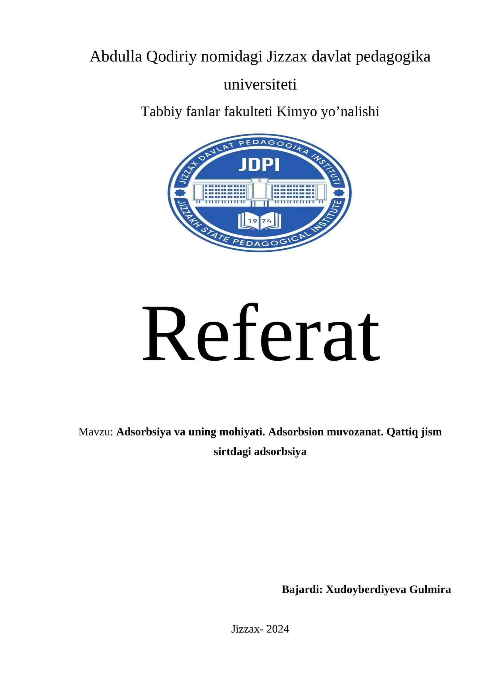 Absorbsiya va uning mohiyati 1