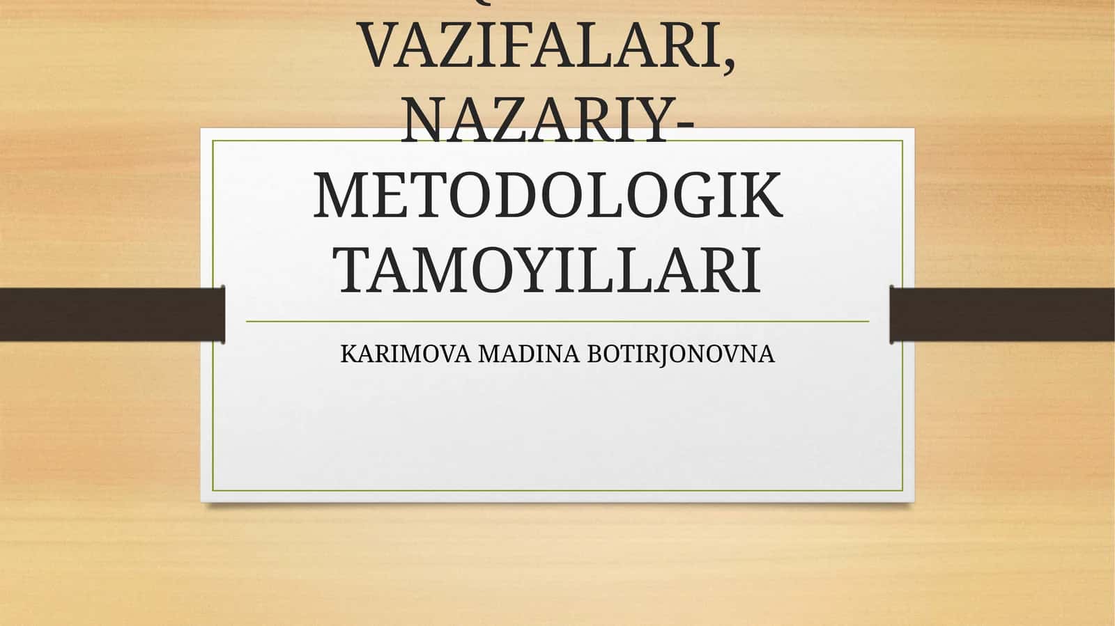 O‘ZBEKISTONNING ENG YANGI TARIXI 1
