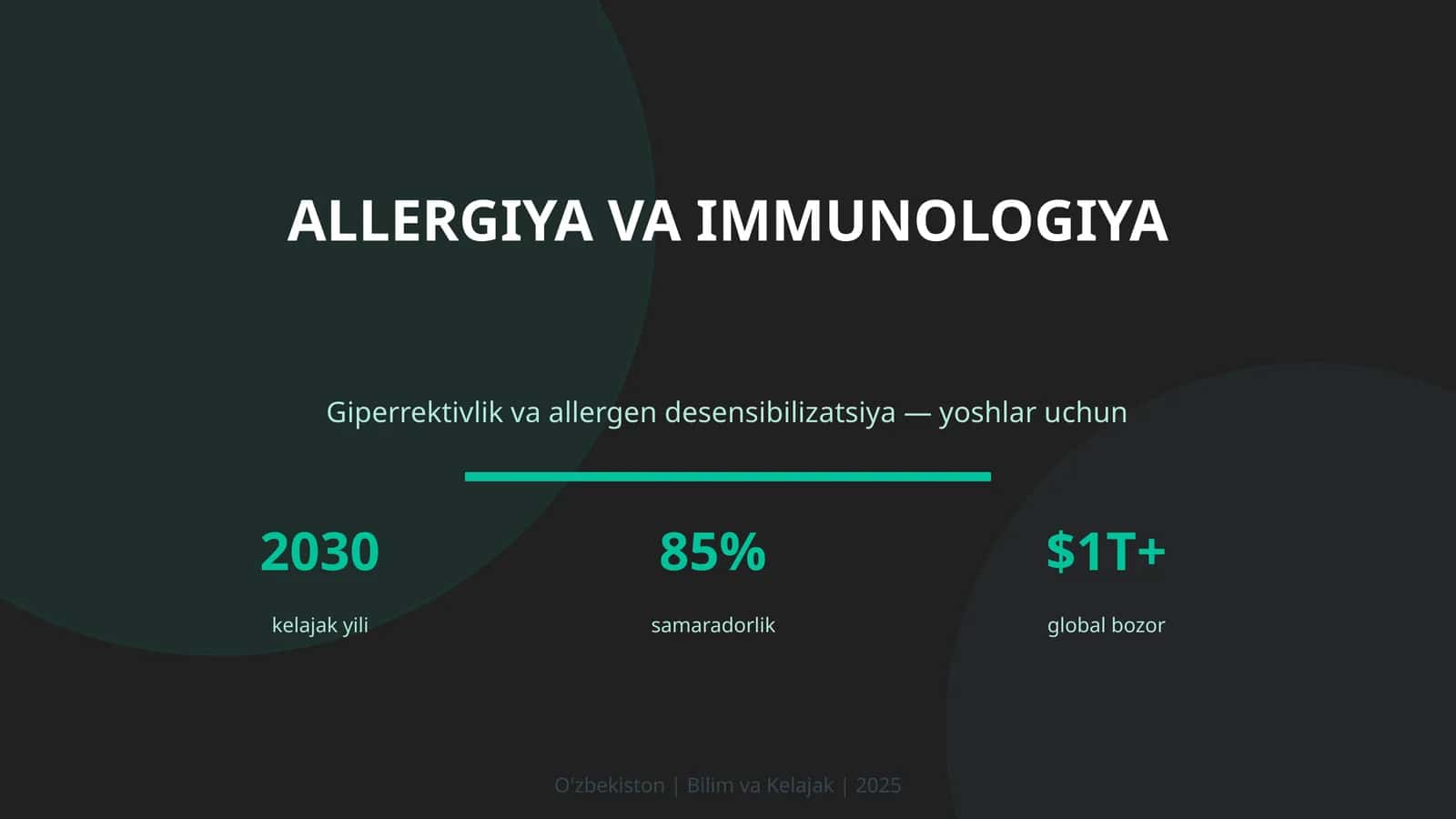 Allergiya va immunologiya 1
