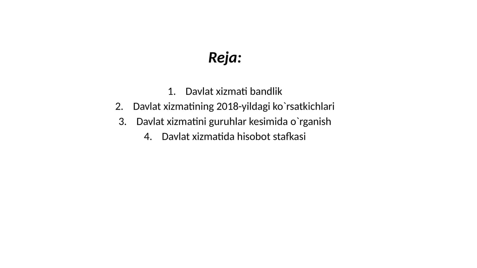 Davlat xizmati 1
