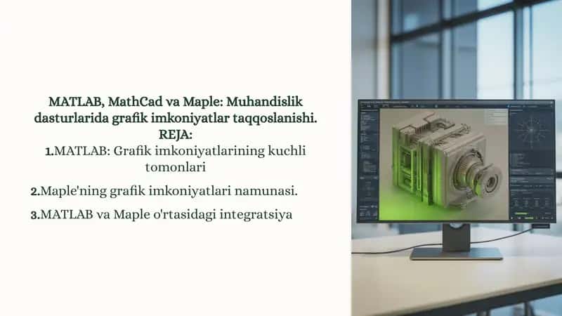 MATLAB, MathCad va Maple 1