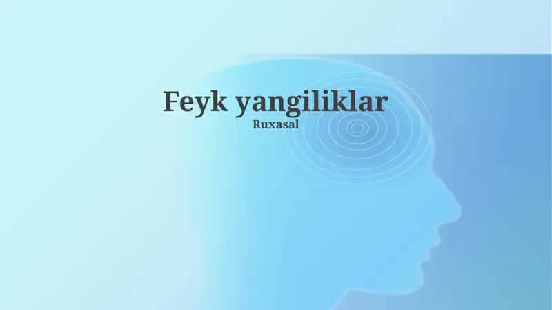 Soxta Yangiliklar 1