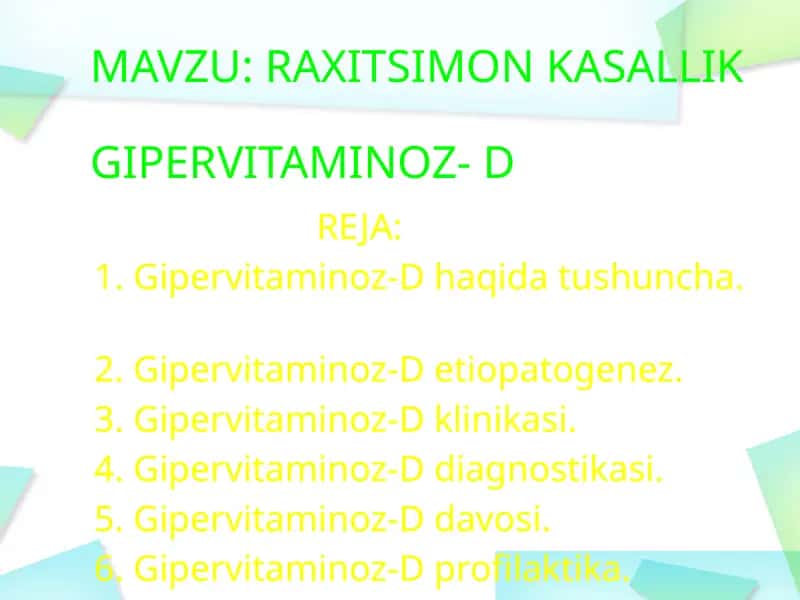Gipervitaminoz-D 1