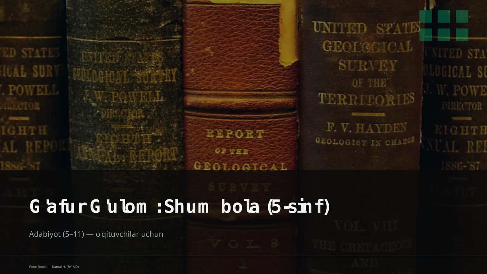 G'afur G'ulom: Shum bola (5-sinf) 1