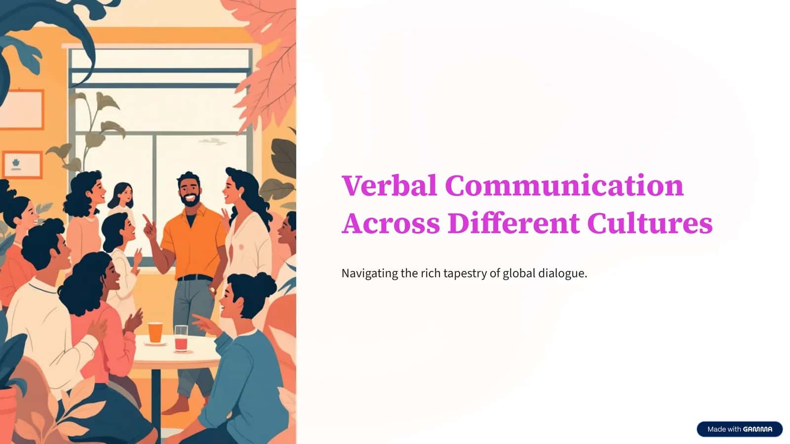 Verbal Communication Across Different Cultures 1