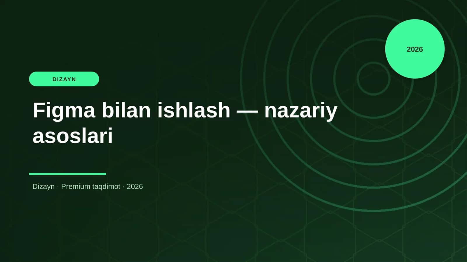 Figma bilan ishlash — nazariy asoslari 1
