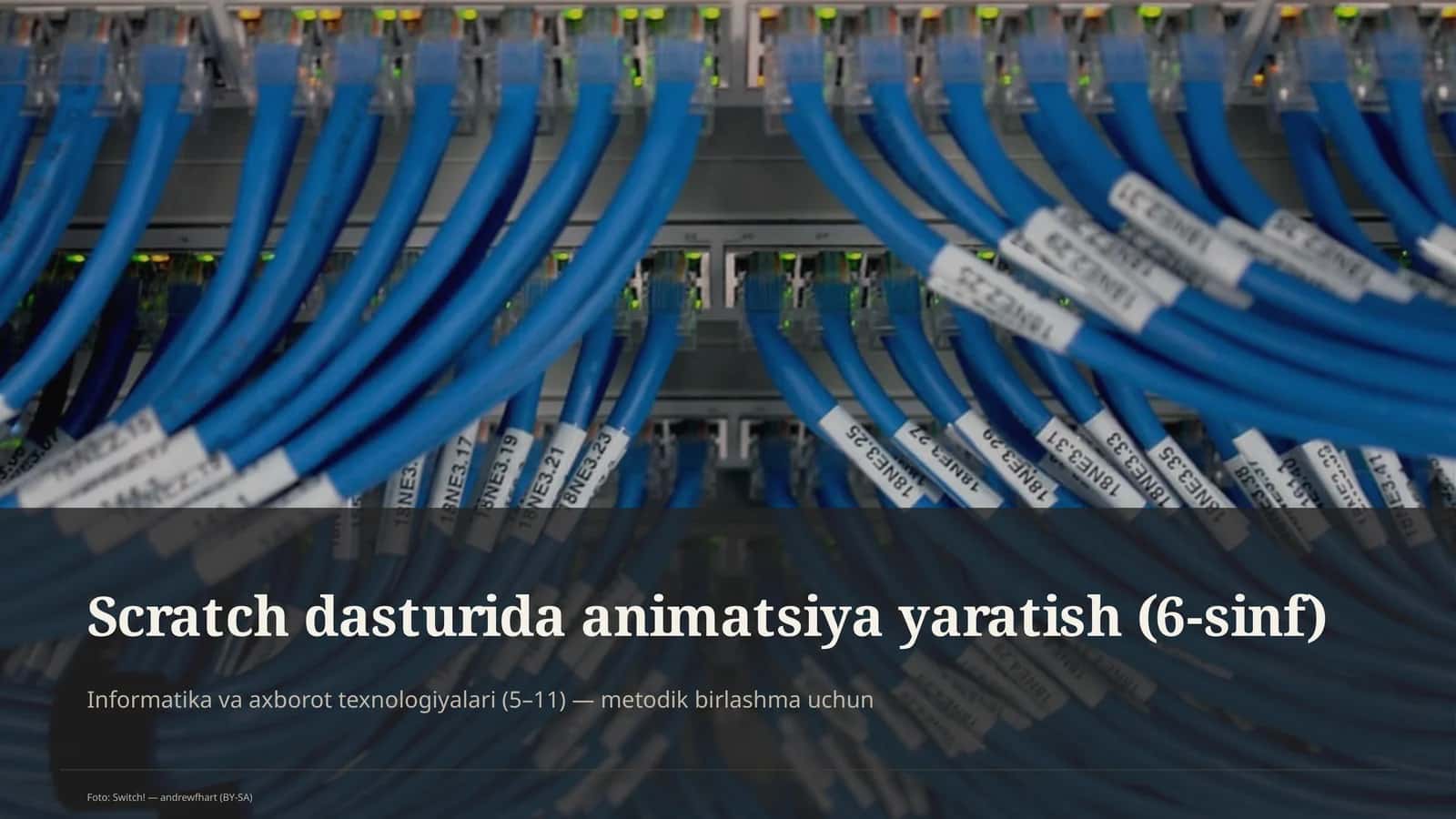 Scratch dasturida animatsiya yaratish (6-sinf) 1