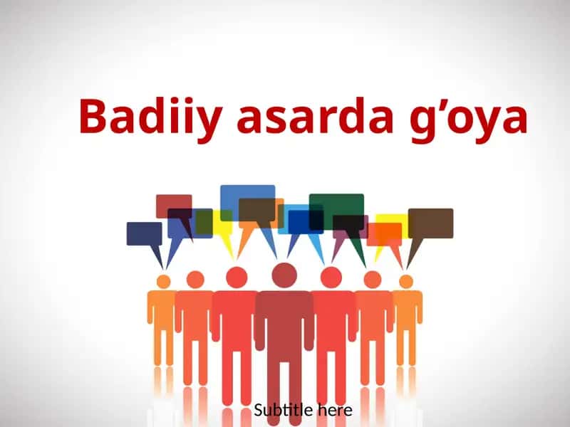 Badiiy asarda g’oya 1