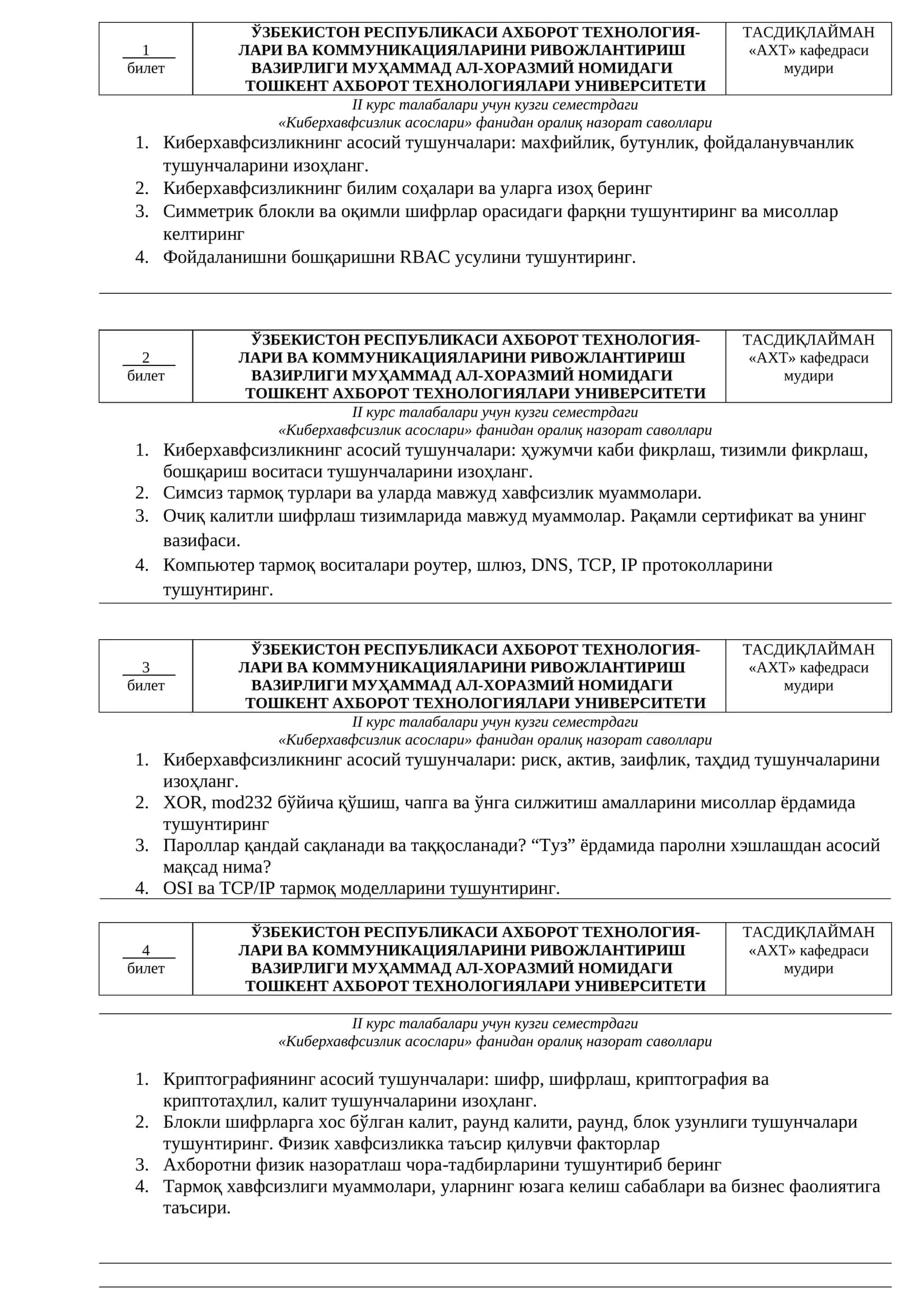 Киберхавфсизлик асослари 1