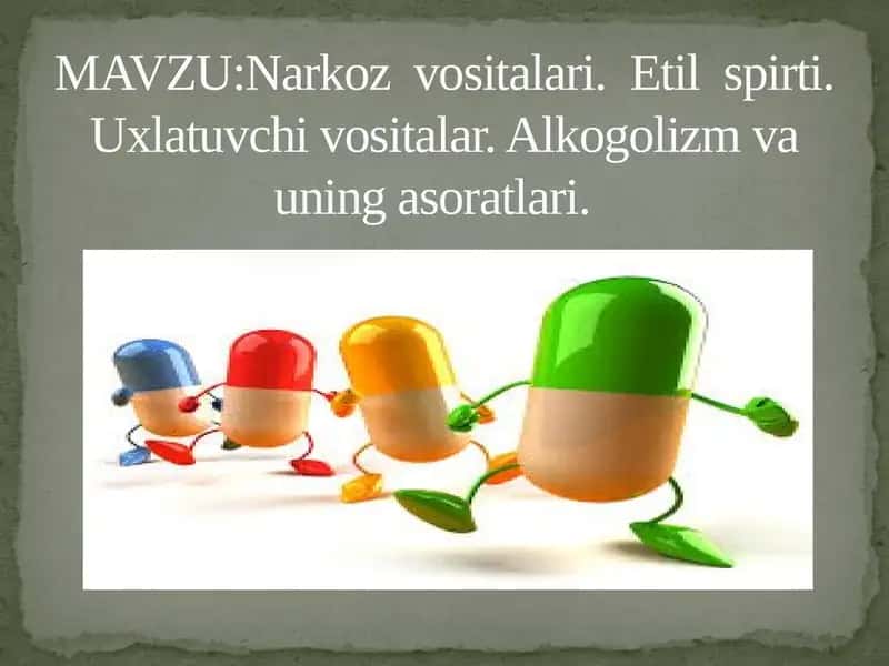 Narkoz vositalari 1