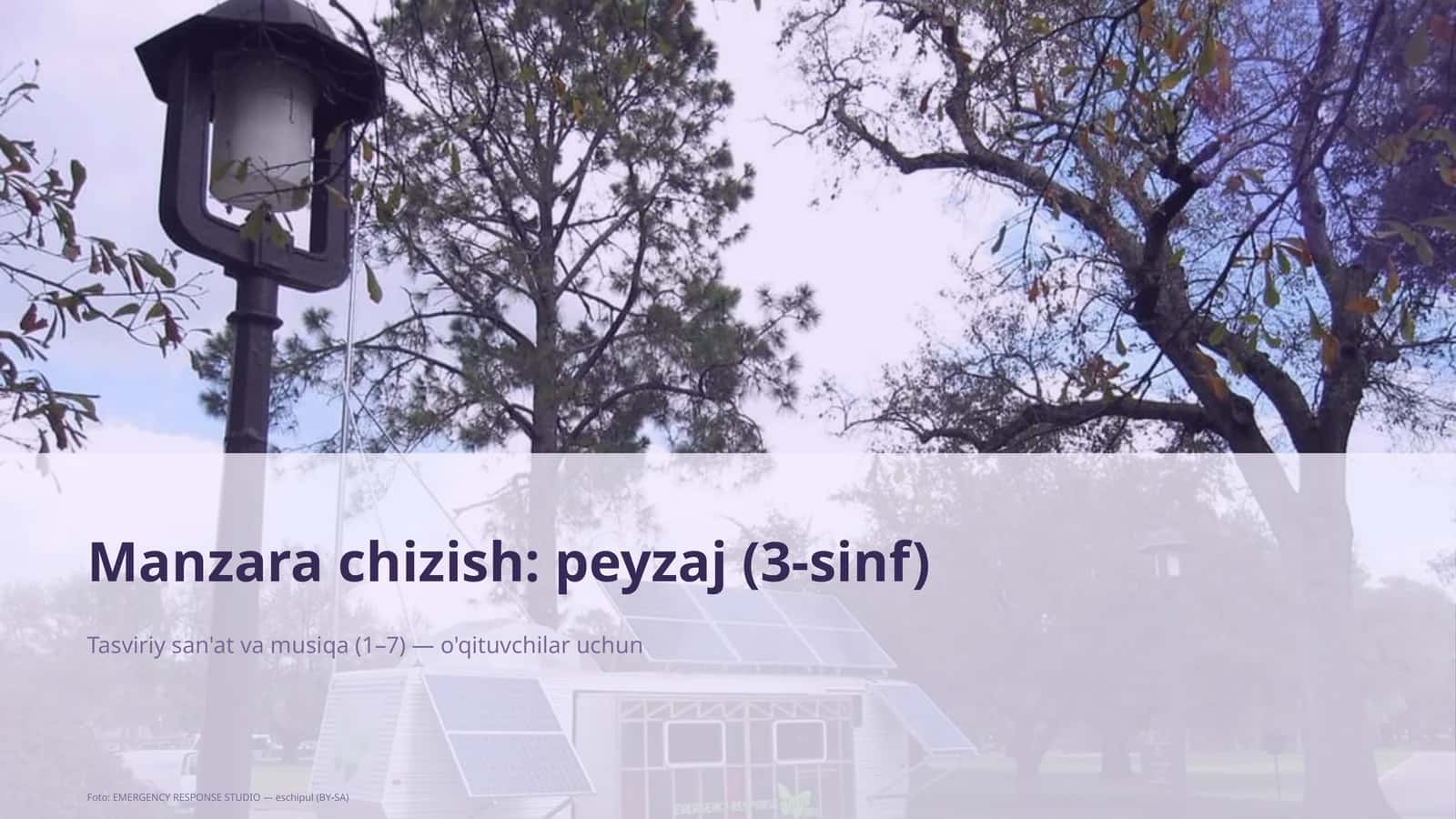 Manzara chizish: peyzaj 1