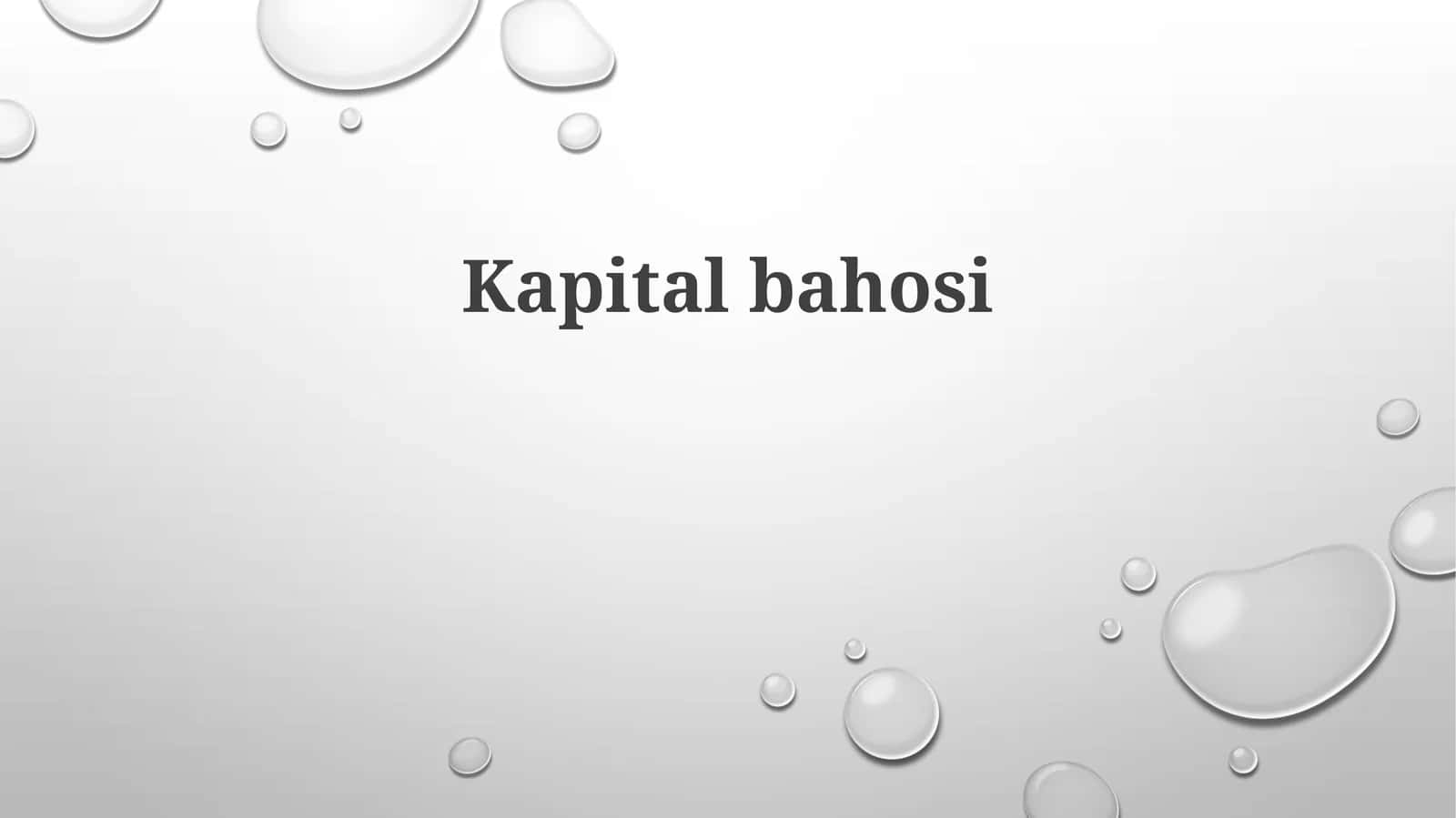 Kapitalbahosi 1