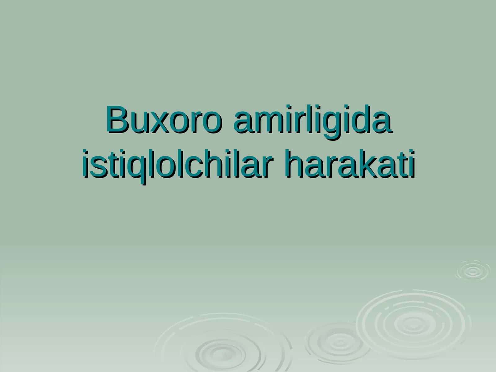 Buxoro amirligida istiqlolchilar harakati 1