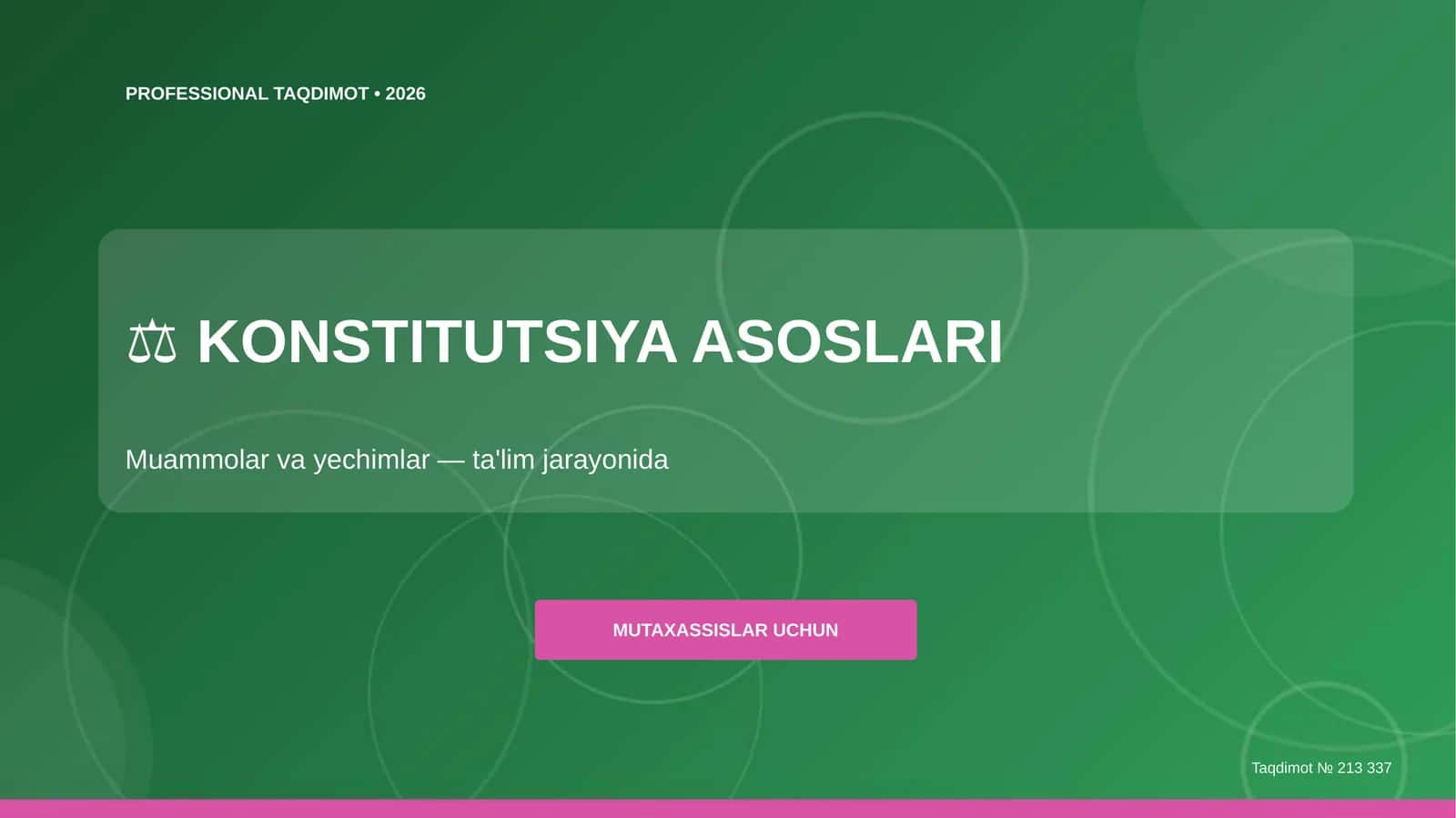 KONSTITUTSIYA ASOSLARI 1