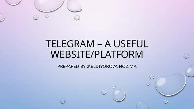 Telegram 1