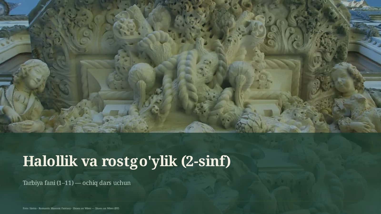 Halollik va rostgo'ylik (2-sinf) 1