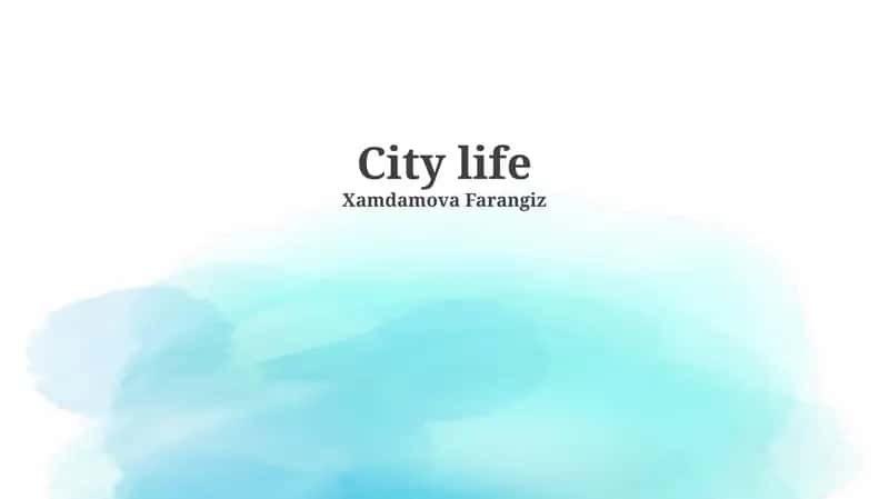 City life 1