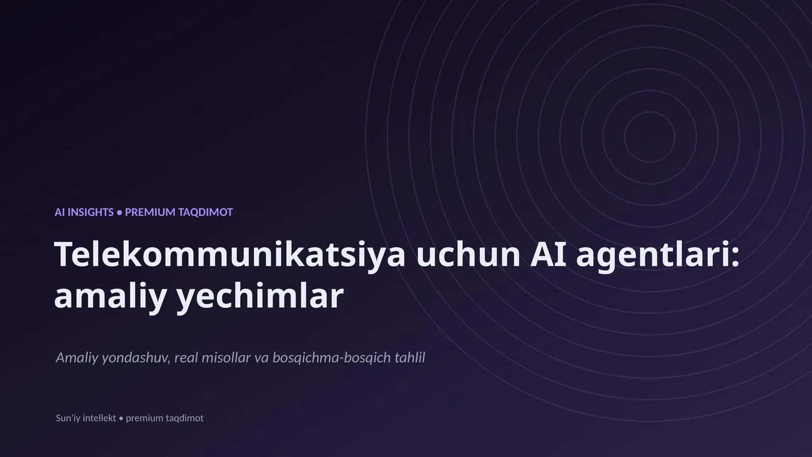 AI INSIGHTS • PREMIUM TAQDIMOT 1