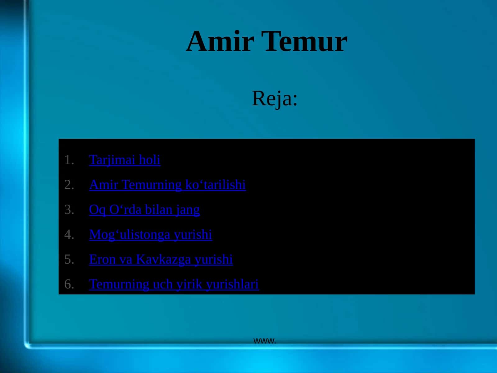 Amir Temur 1