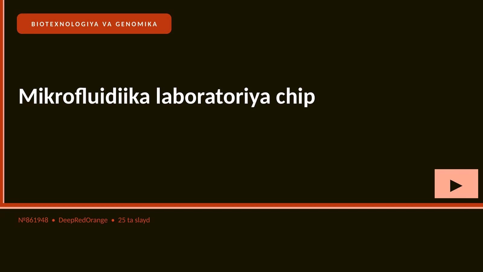 Mikrofluidiika laboratoriya chip 1