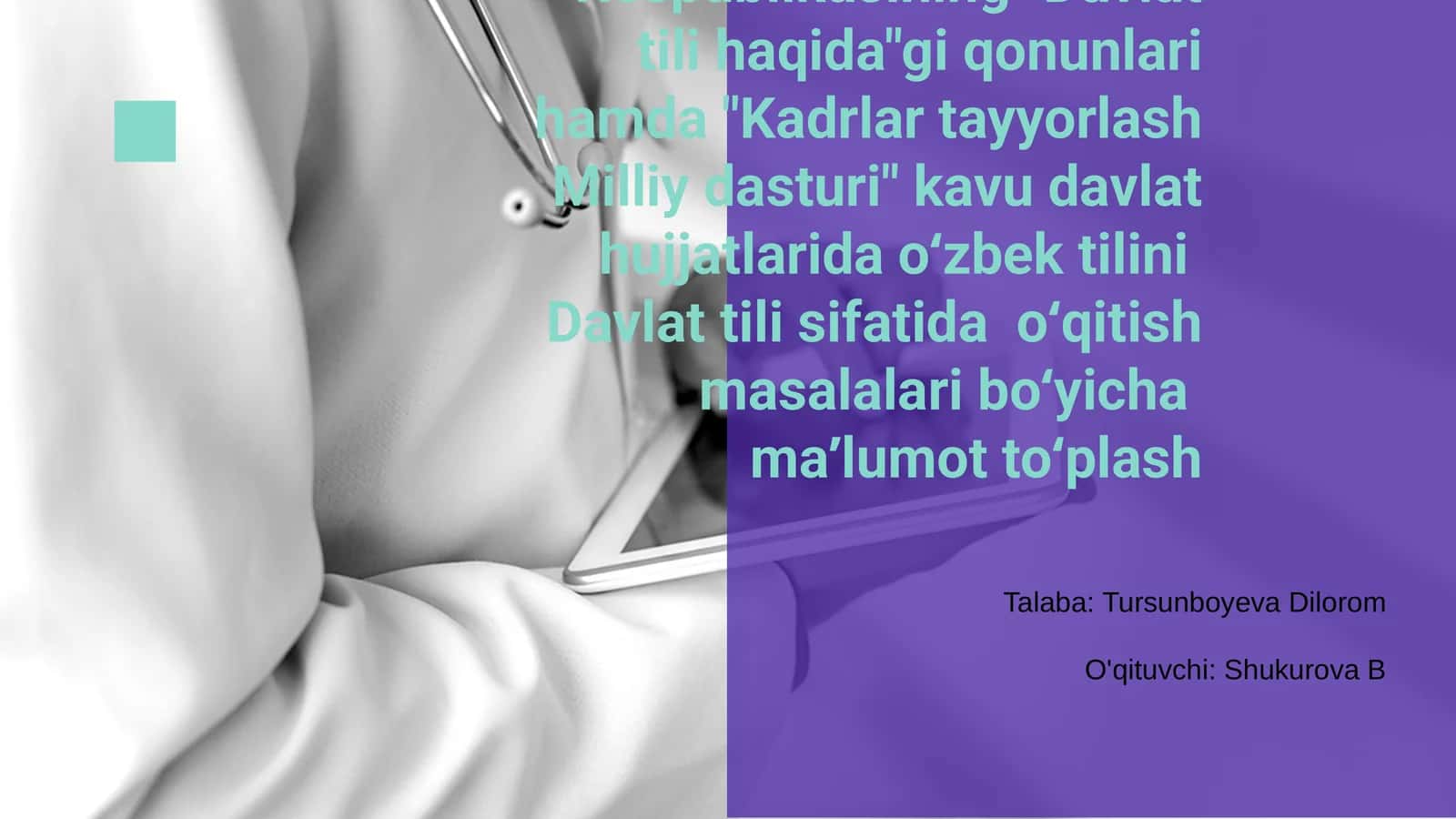 Davlat Tili 1