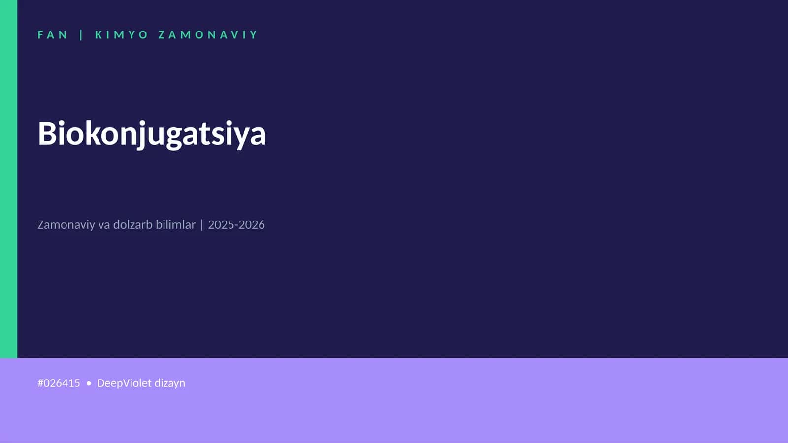 Biokonjugatsiya 1