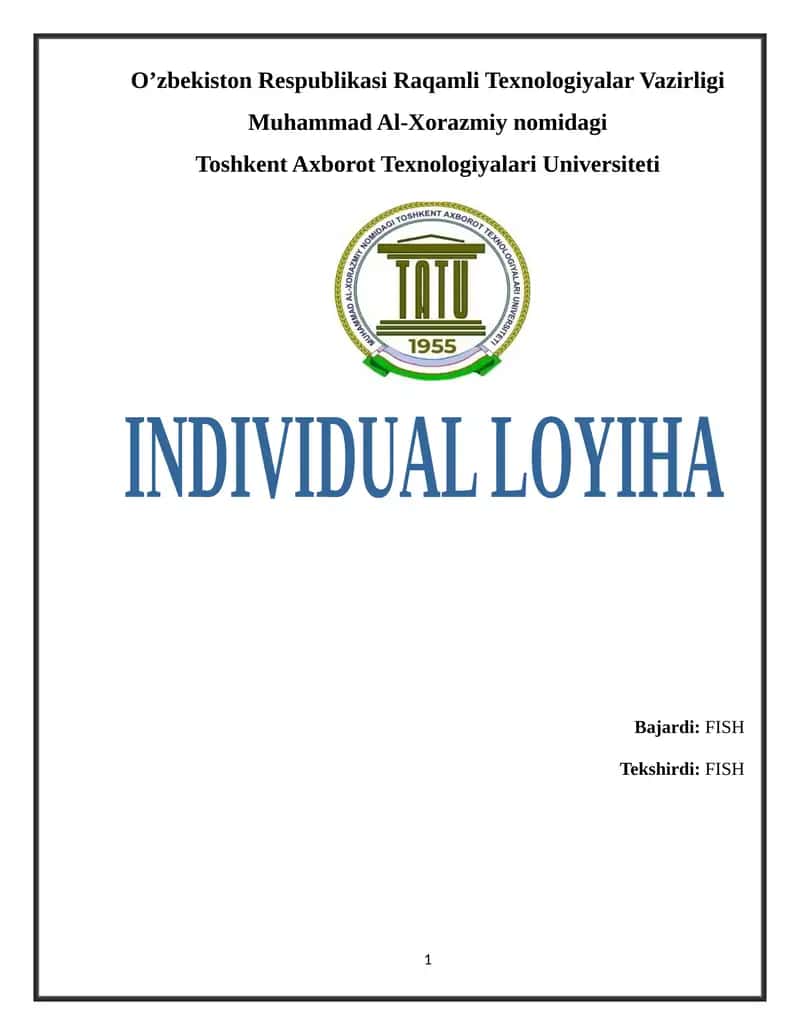 INDIVIDUAL LOYIHA 14-variant 1