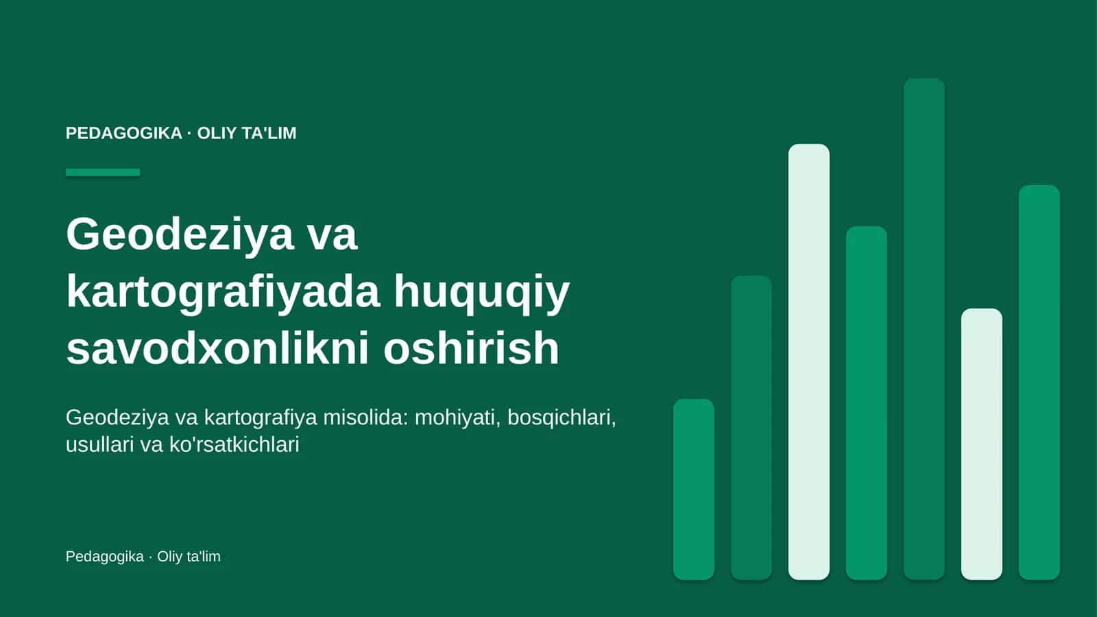 geodeziya va kartografiyada huquqiy savodxonlikni oshirish 7250 1