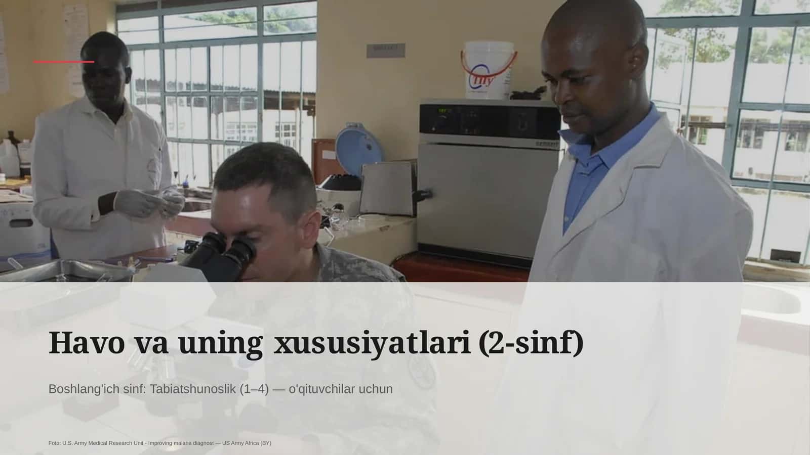 Havo va uning xususiyatlari (2-sinf) 1