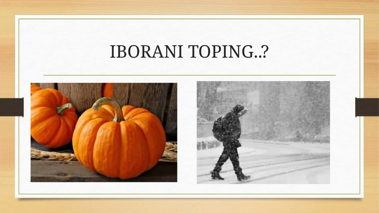 IBORANI TOPING.. 1