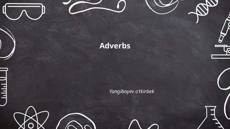 Adverbs 1