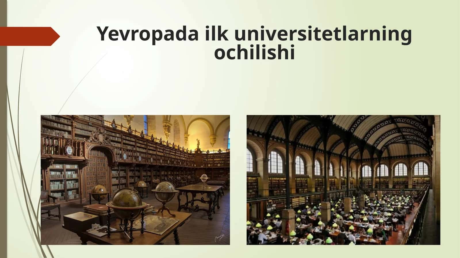 Yevropada ilk universitetlar 1