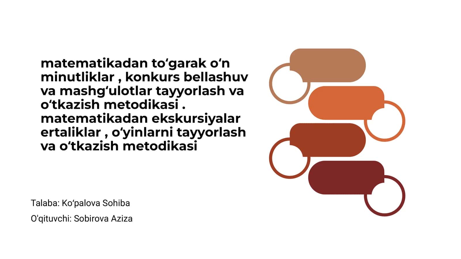 Toʻgarak oʻn minutliklar bo‘yicha metodika 1