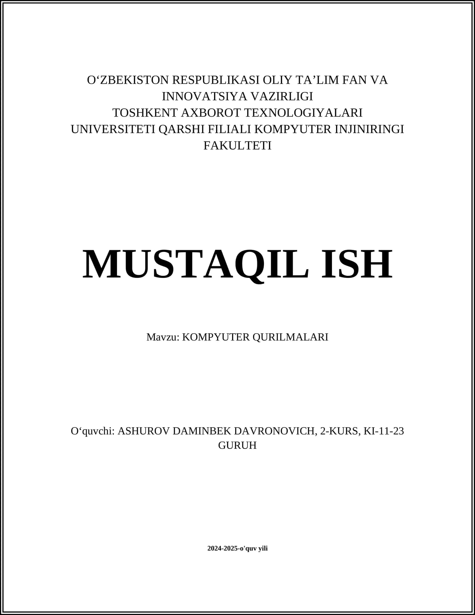 Kompyuter protsessorlari 1