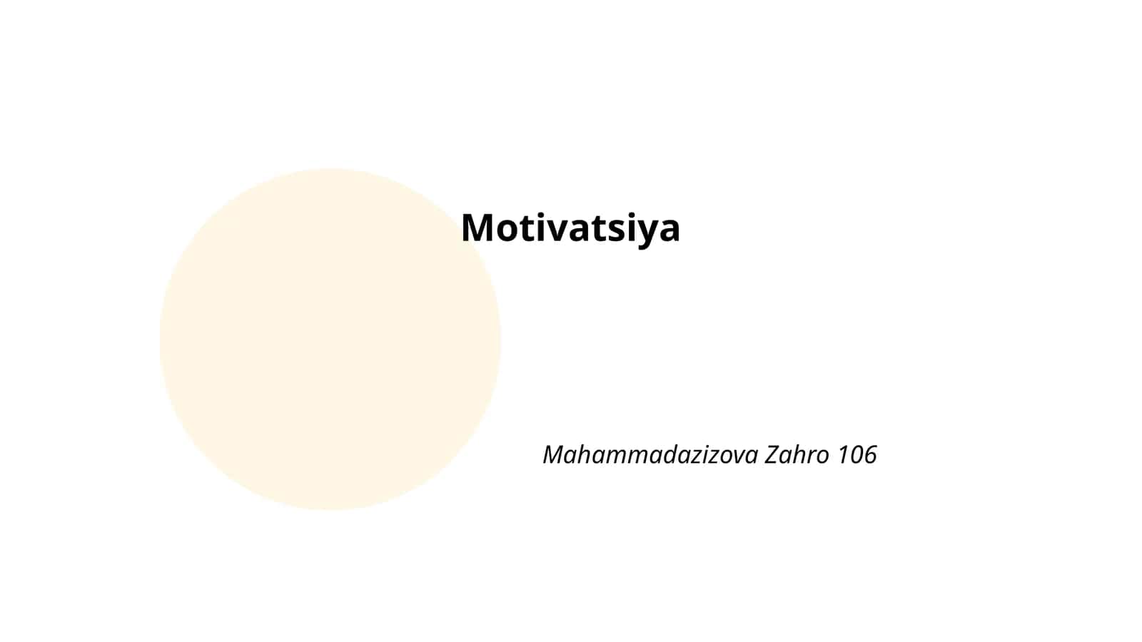 Motivatsiya 1