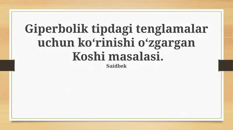 Koshi masalasi 1
