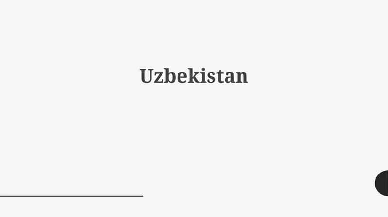 Uzbekistan: A Historical and Geographical Overview 1