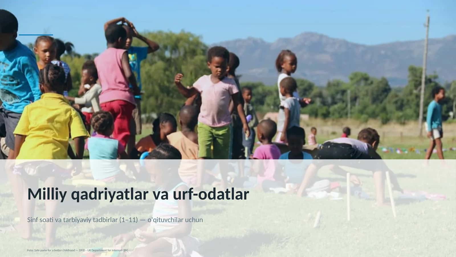 Milliy qadriyatlar va urf-odatlar 1