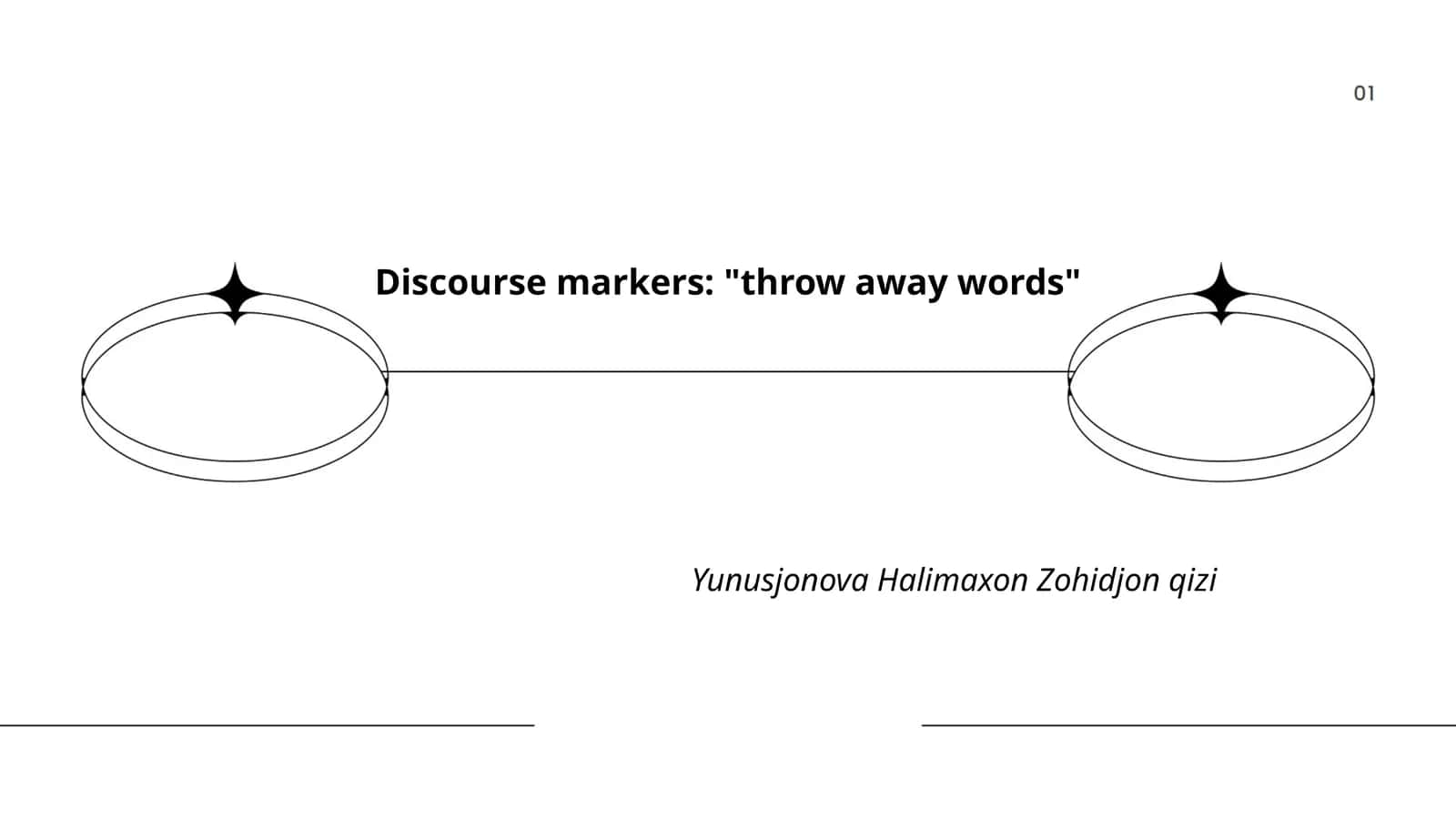 Discourse Markers 1