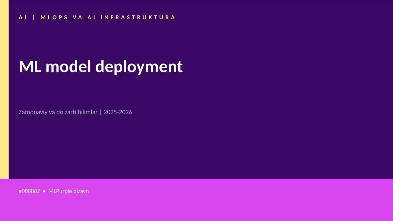 MLOPS VA AI INFRASTRUKTURA 1
