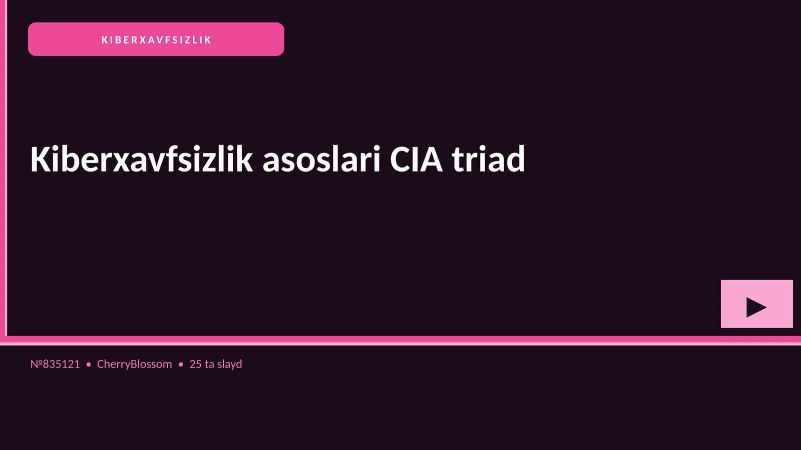 KIBERXAVFSIZLIK 1