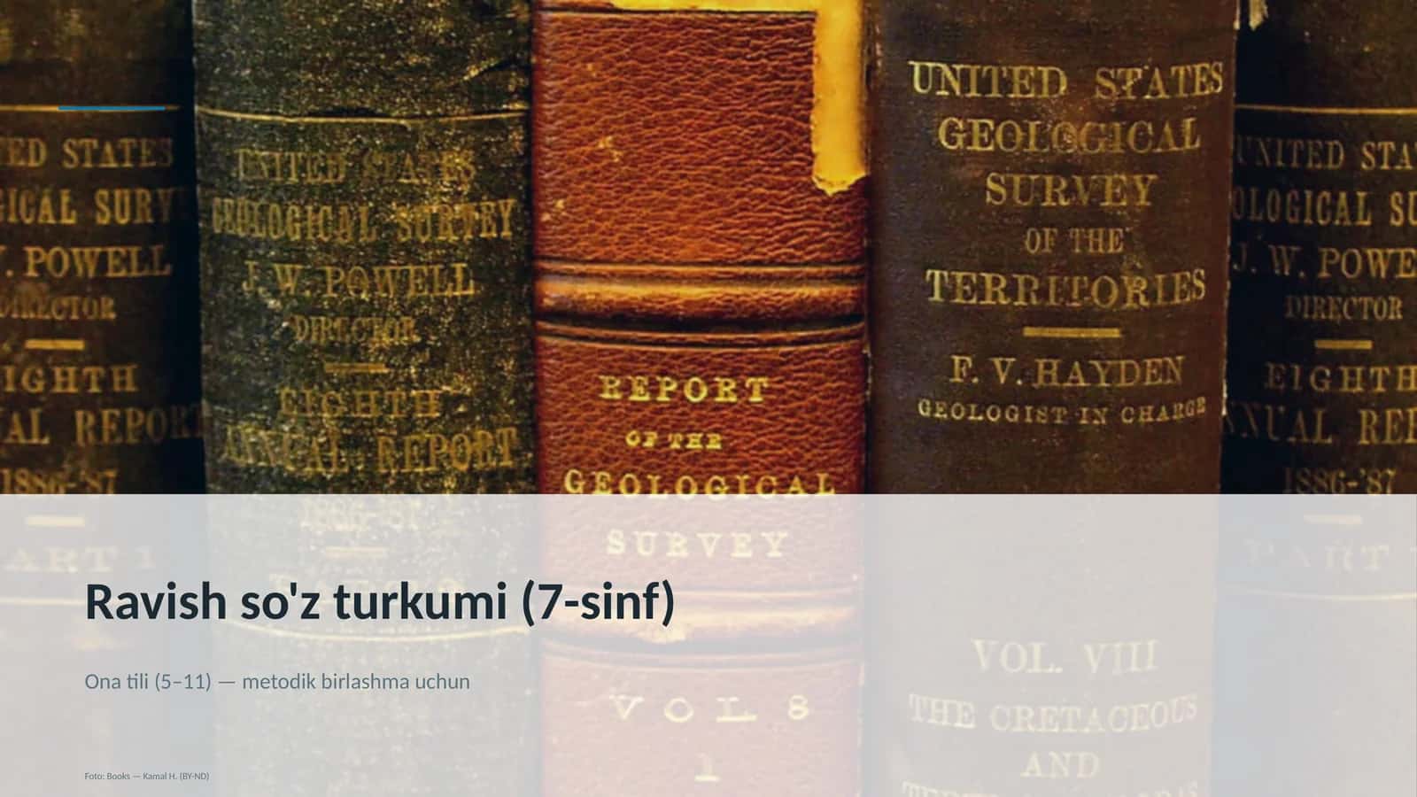 Ravish so'z turkumi (7-sinf) 1