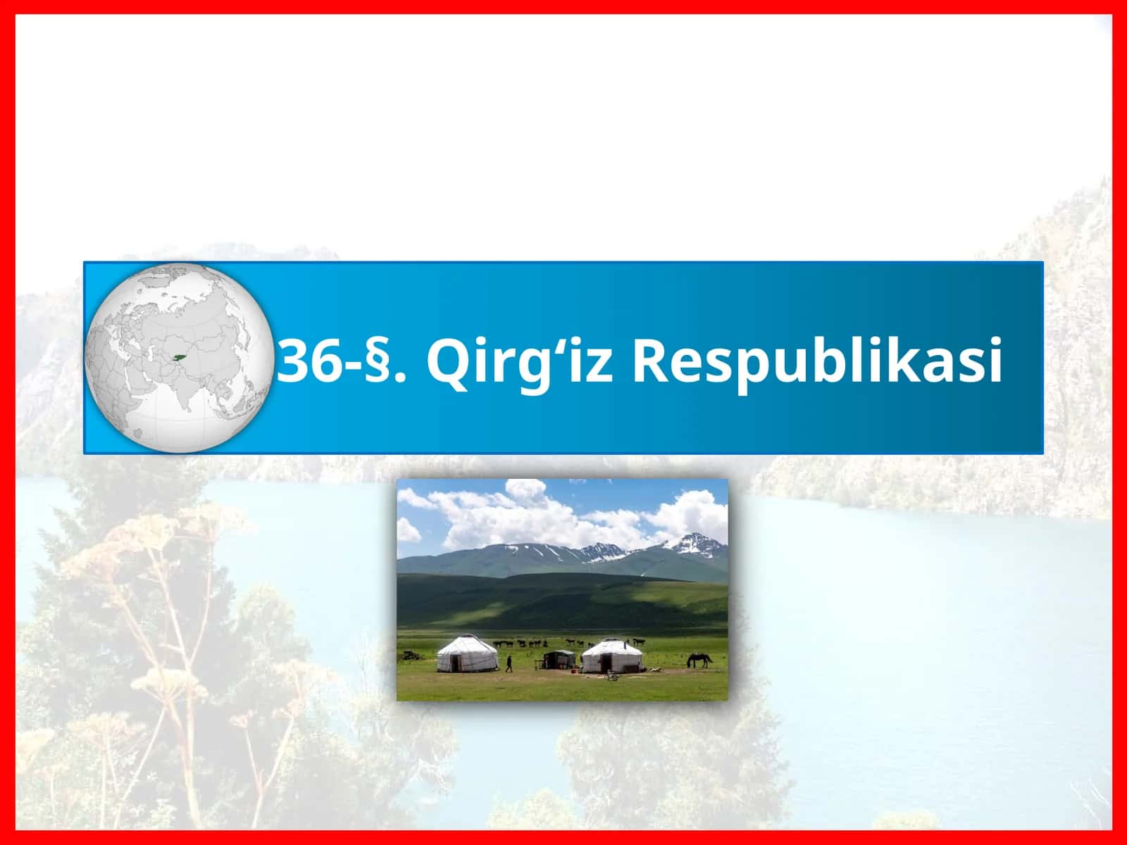 Qirg'iziston Respublikasi 1
