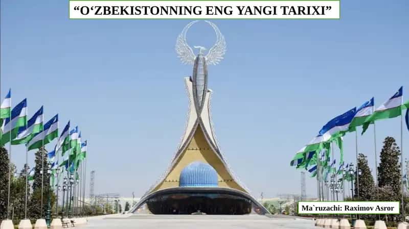 O‘zbekistonning eng yangi tarixi 1