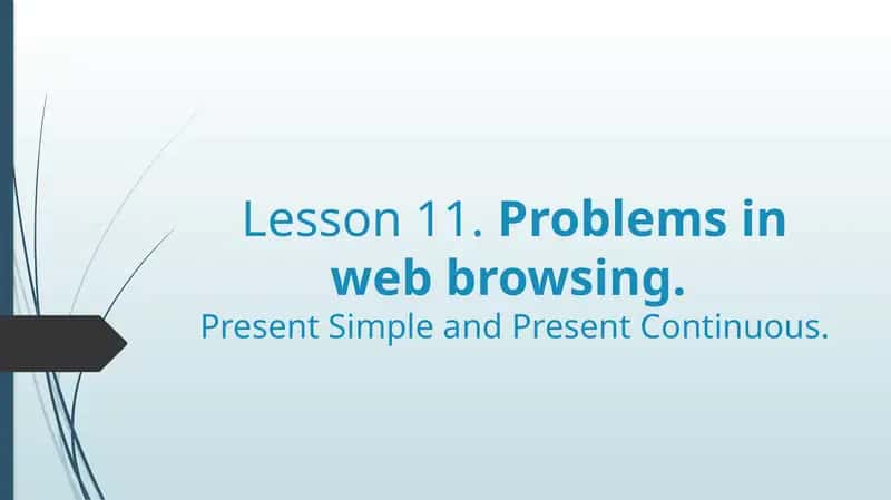 Problems in web browsing 1